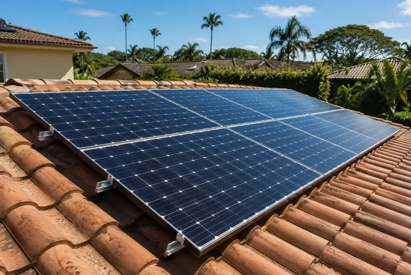 Installation de panneaux solaires à Saint-Florent-sur-Auzonnet